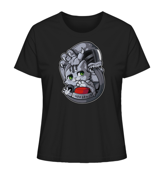 FeineKatze Among Kopf - Ladies Organic Shirt