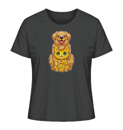 FeineKatze Goldig - Ladies Organic Shirt