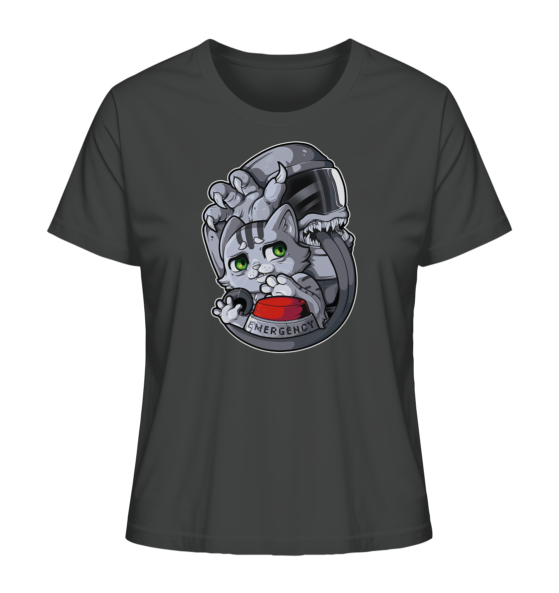FeineKatze Among Kopf - Ladies Organic Shirt