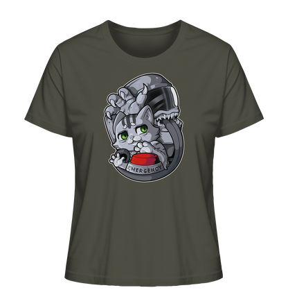 FeineKatze Among Kopf - Ladies Organic Shirt