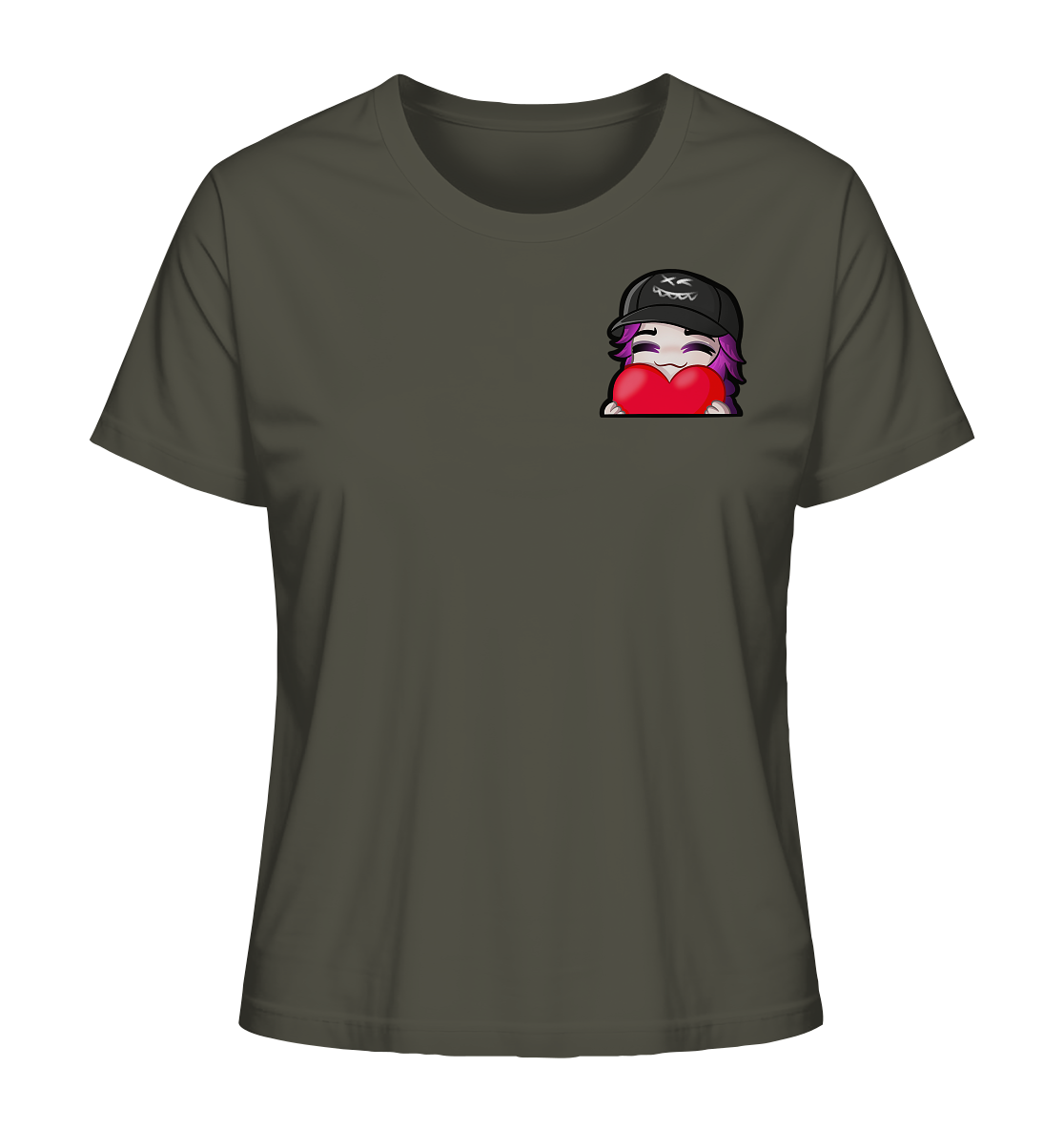 x3_kaspa Love - Ladies Organic Shirt