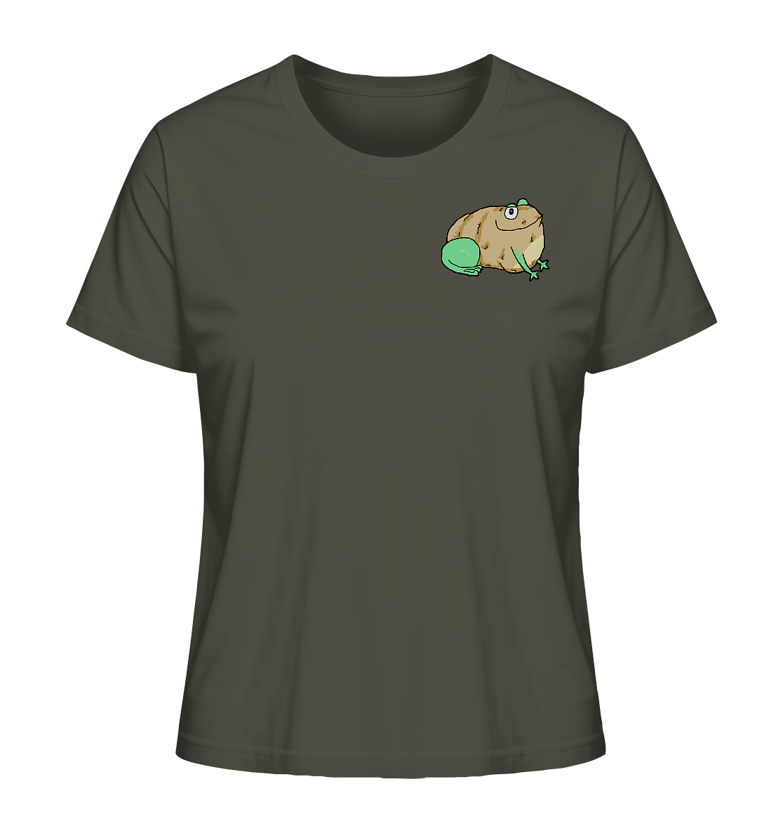 Aylana87 Kartoffelfrosch - Ladies Organic Shirt