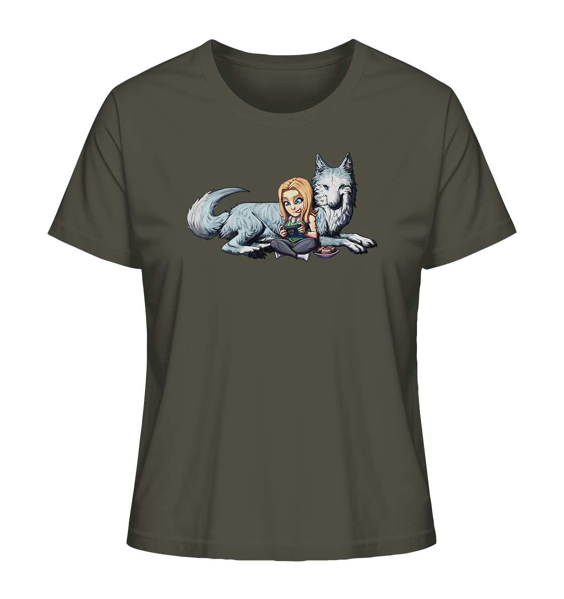 StaceyLucia Wolf - Ladies Organic Shirt
