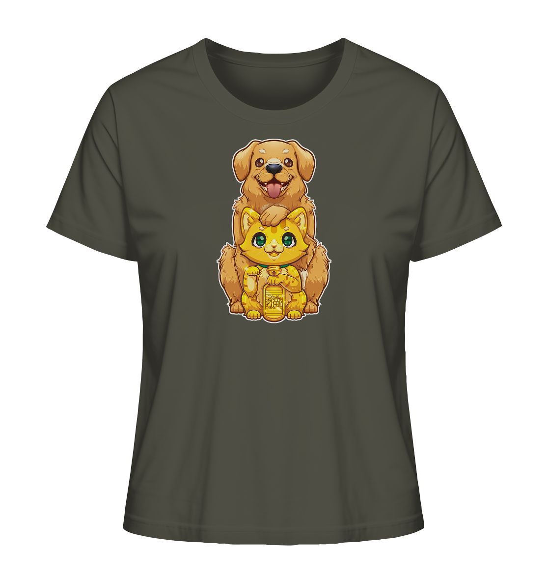 FeineKatze Goldig - Ladies Organic Shirt