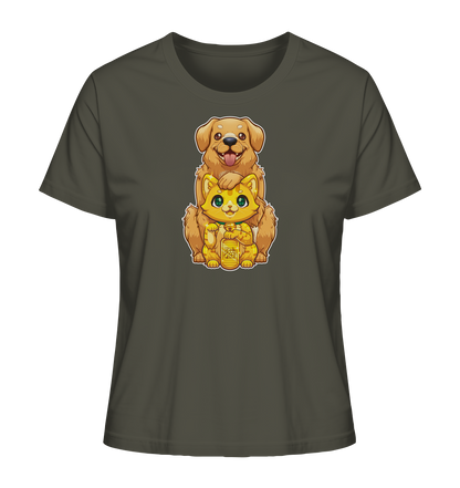 FeineKatze Goldig - Ladies Organic Shirt