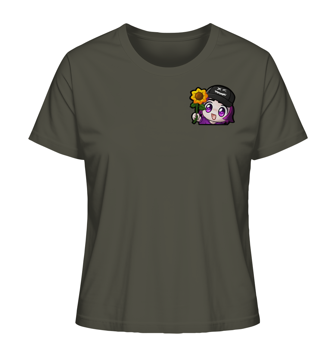 x3_kaspa Flower - Ladies Organic Shirt