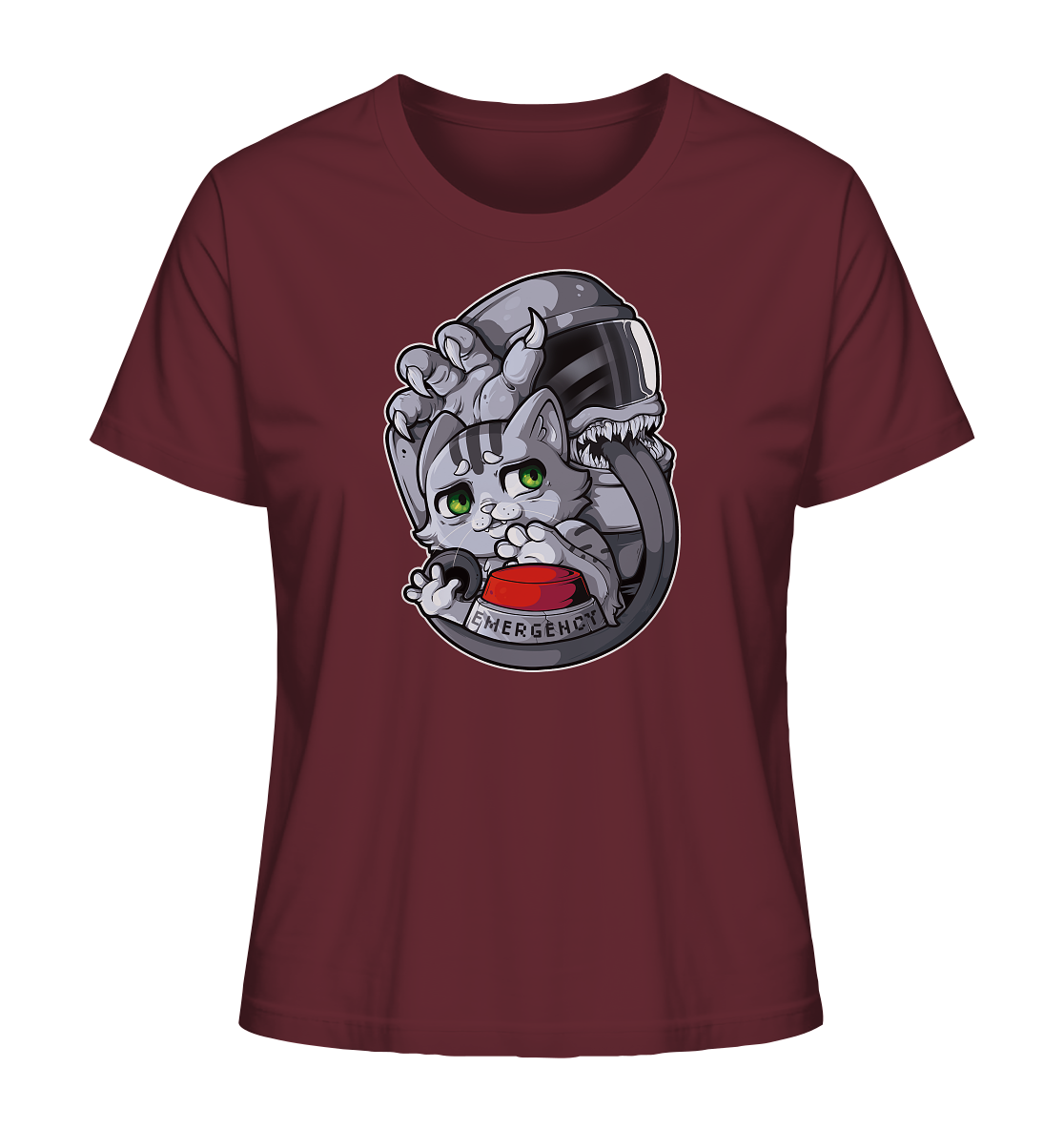 FeineKatze Among Kopf - Ladies Organic Shirt