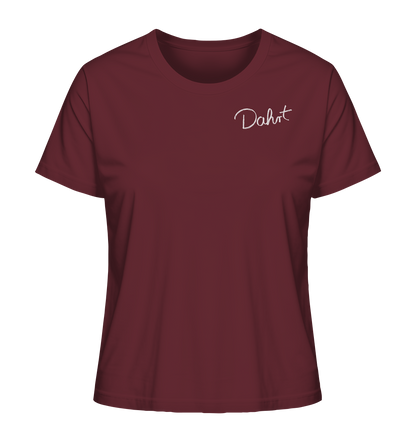 D4HRT Unterschrift - Ladies Organic Shirt