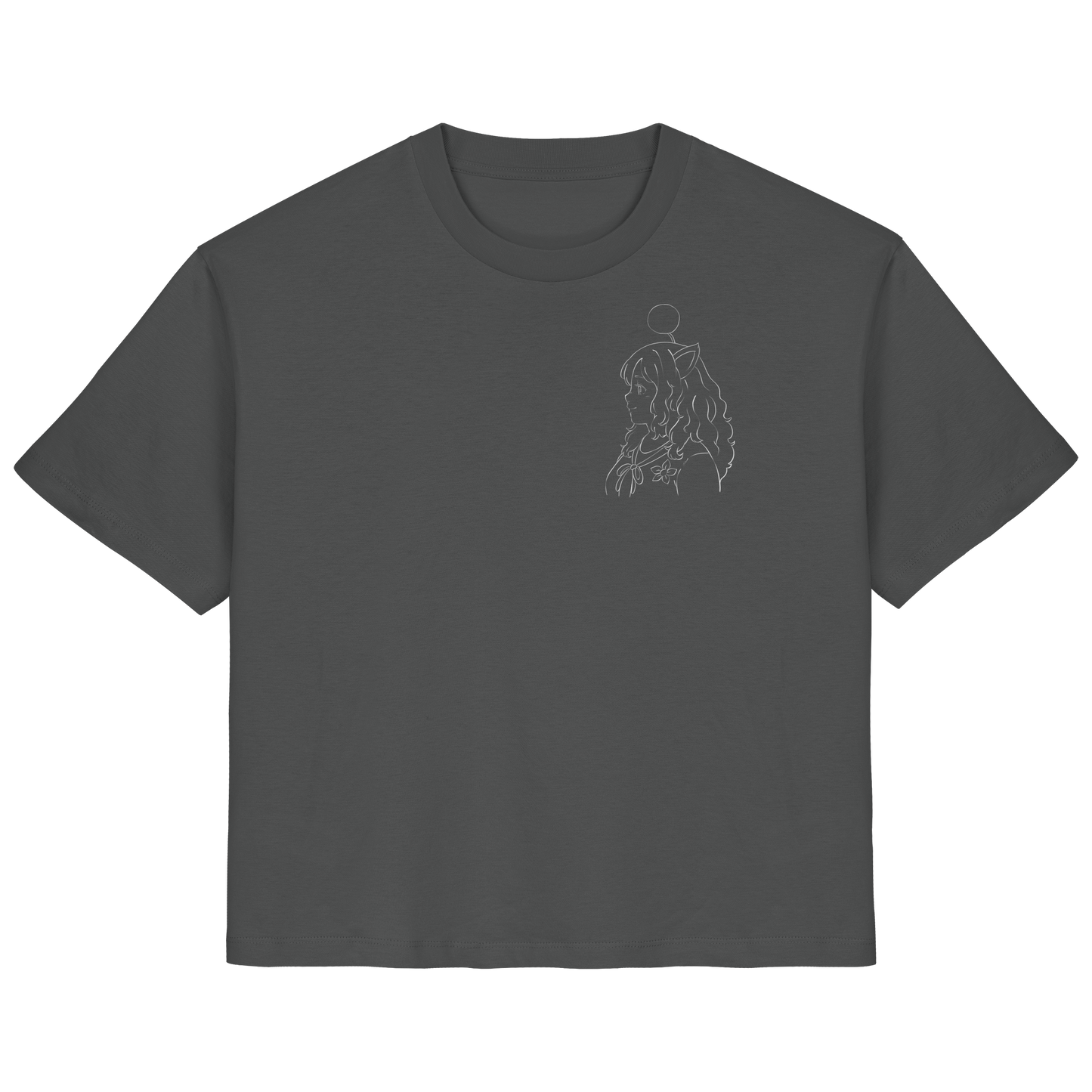 Miss_Moogle Logo Outline - Ladies Organic Shirt