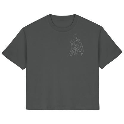 Miss_Moogle Logo Outline - Ladies Organic Shirt