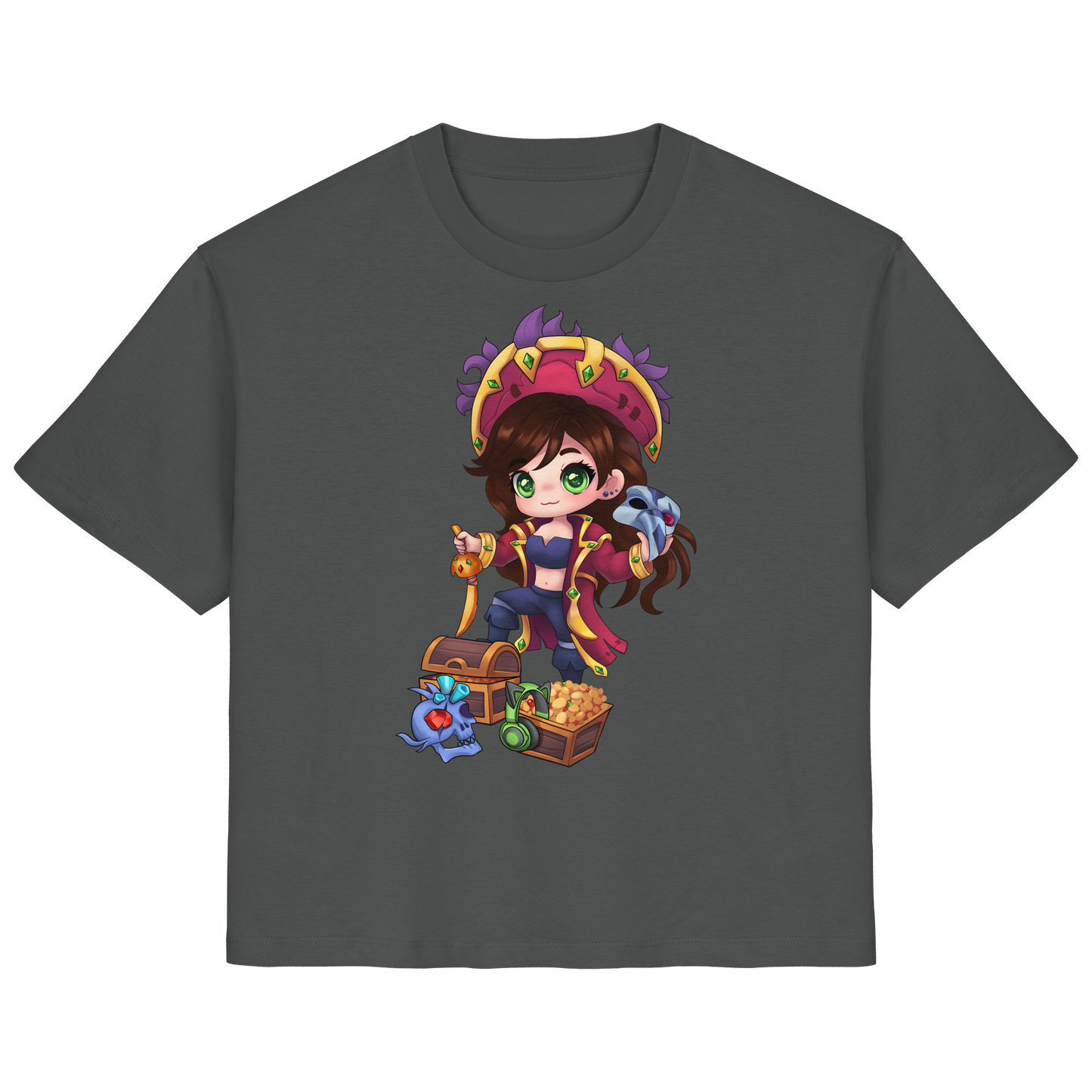 KykyNeko Pirat - Ladies Organic Shirt