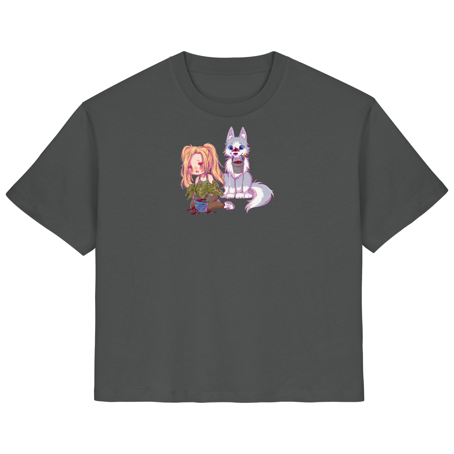 StaceyLucia Wolf Chibi - Ladies Organic Shirt