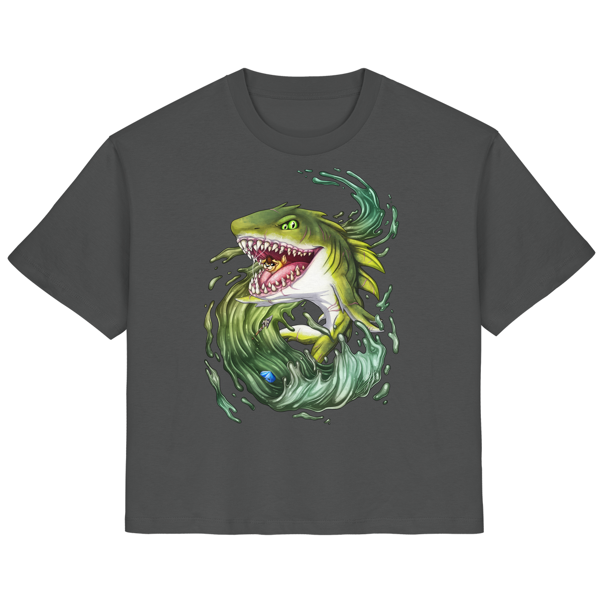 LupiArts Megalodon Ancient - Ladies Organic Shirt