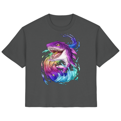 LupiArts Megalodon Crested - Ladies Organic Shirt