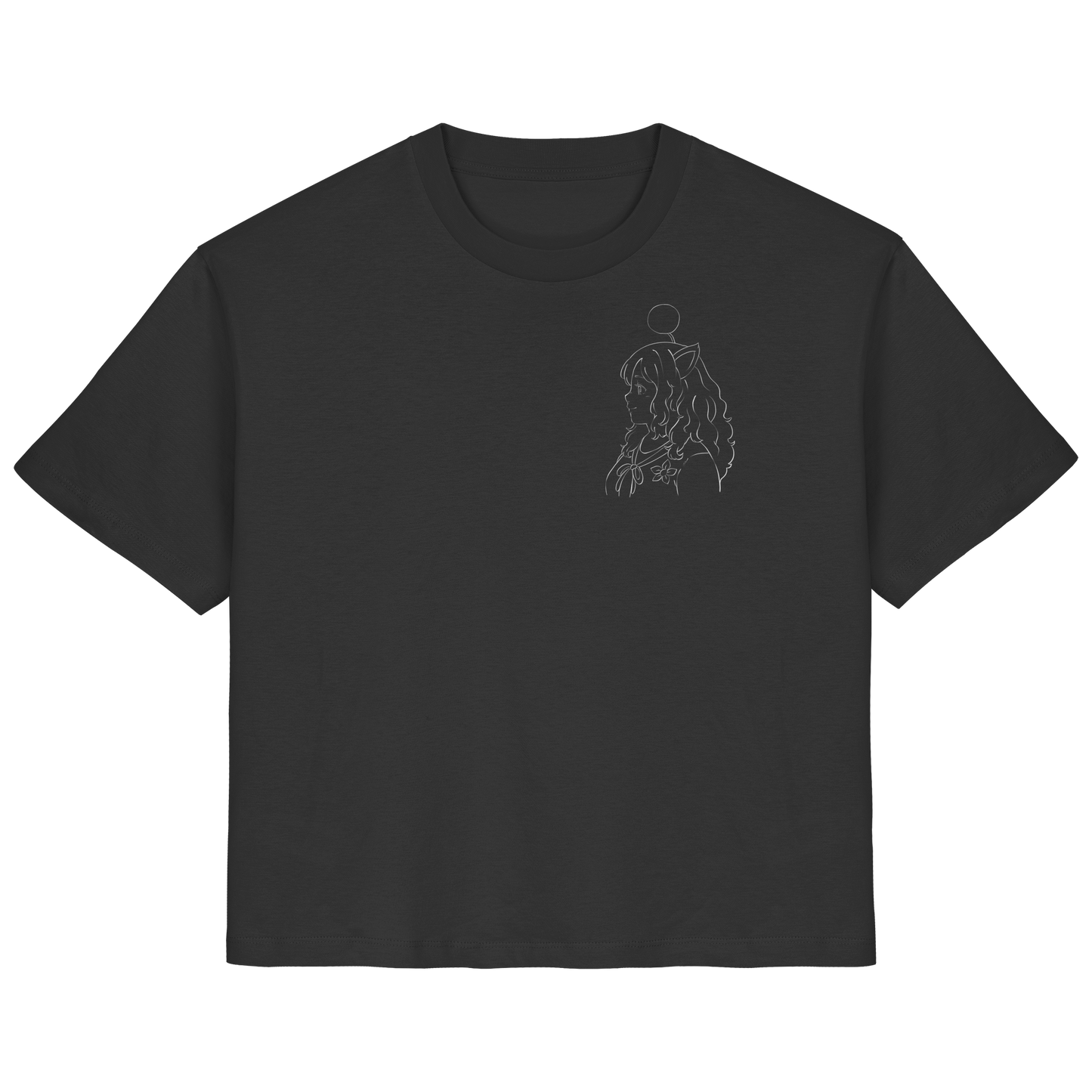 Miss_Moogle Logo Outline - Ladies Organic Shirt