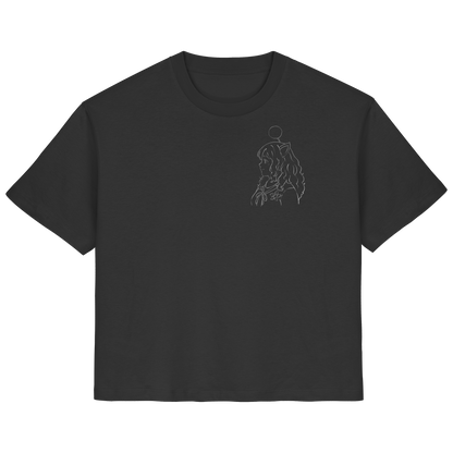 Miss_Moogle Logo Outline - Ladies Organic Shirt