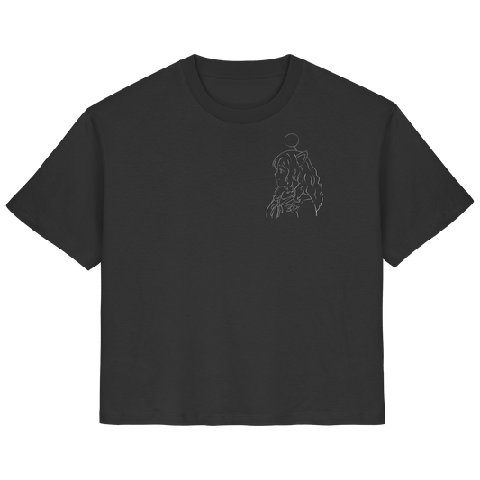Miss_Moogle Logo Outline - Ladies Organic Shirt