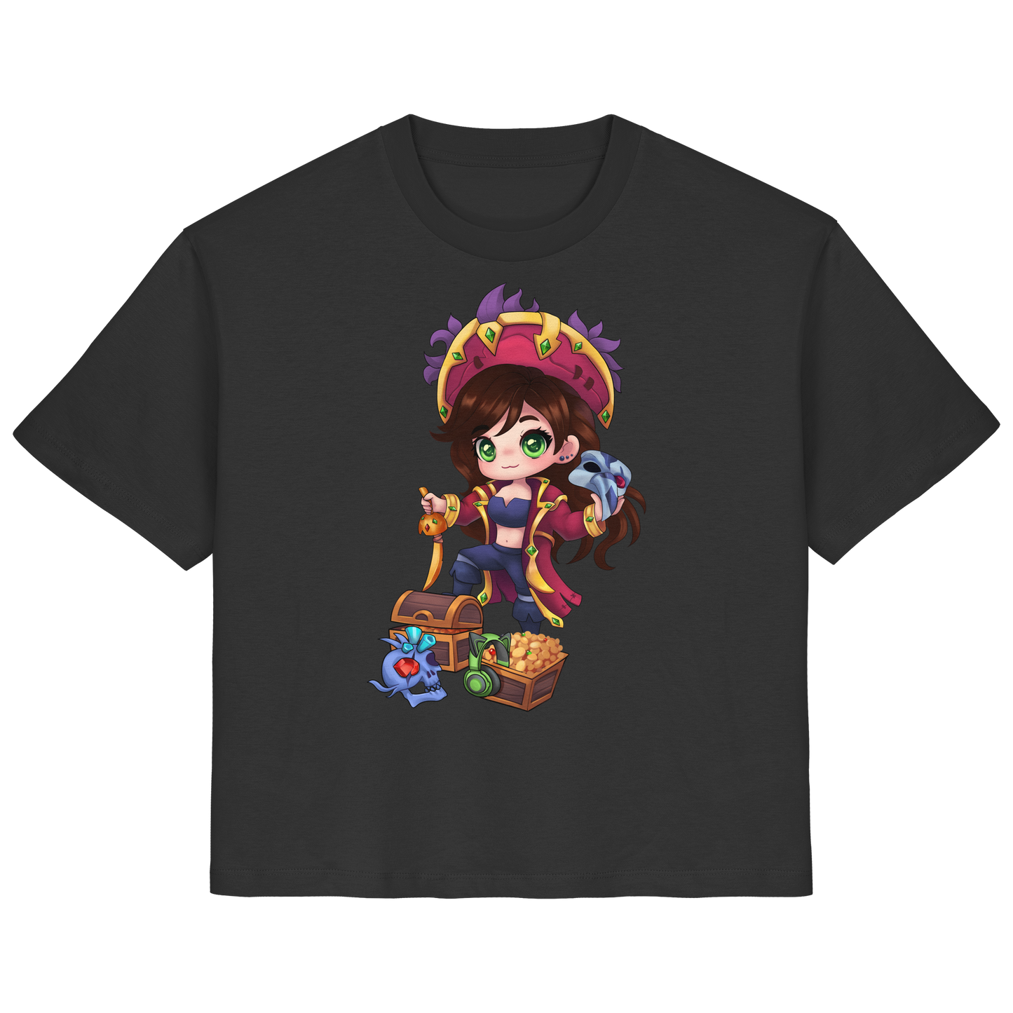 KykyNeko Pirat - Ladies Organic Shirt