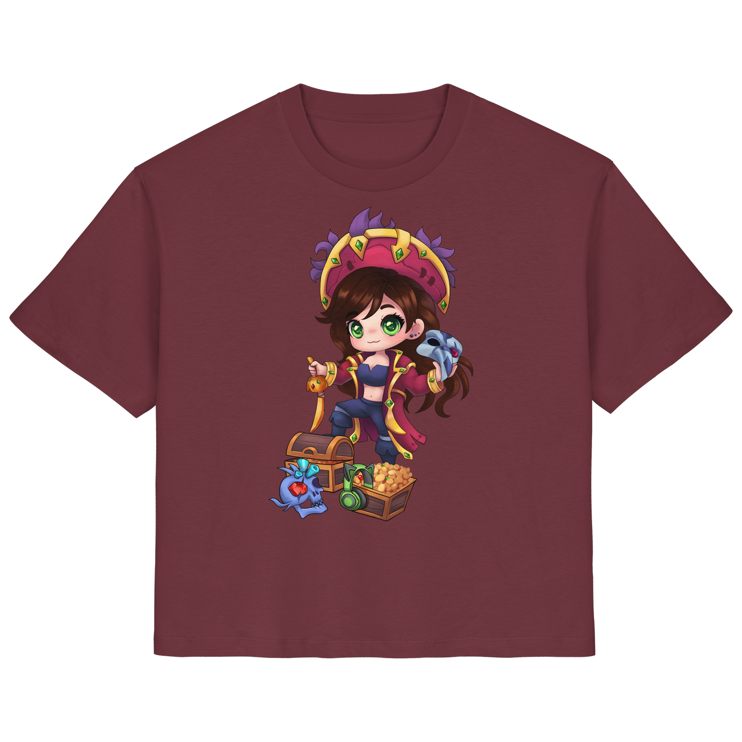 KykyNeko Pirat - Ladies Organic Shirt