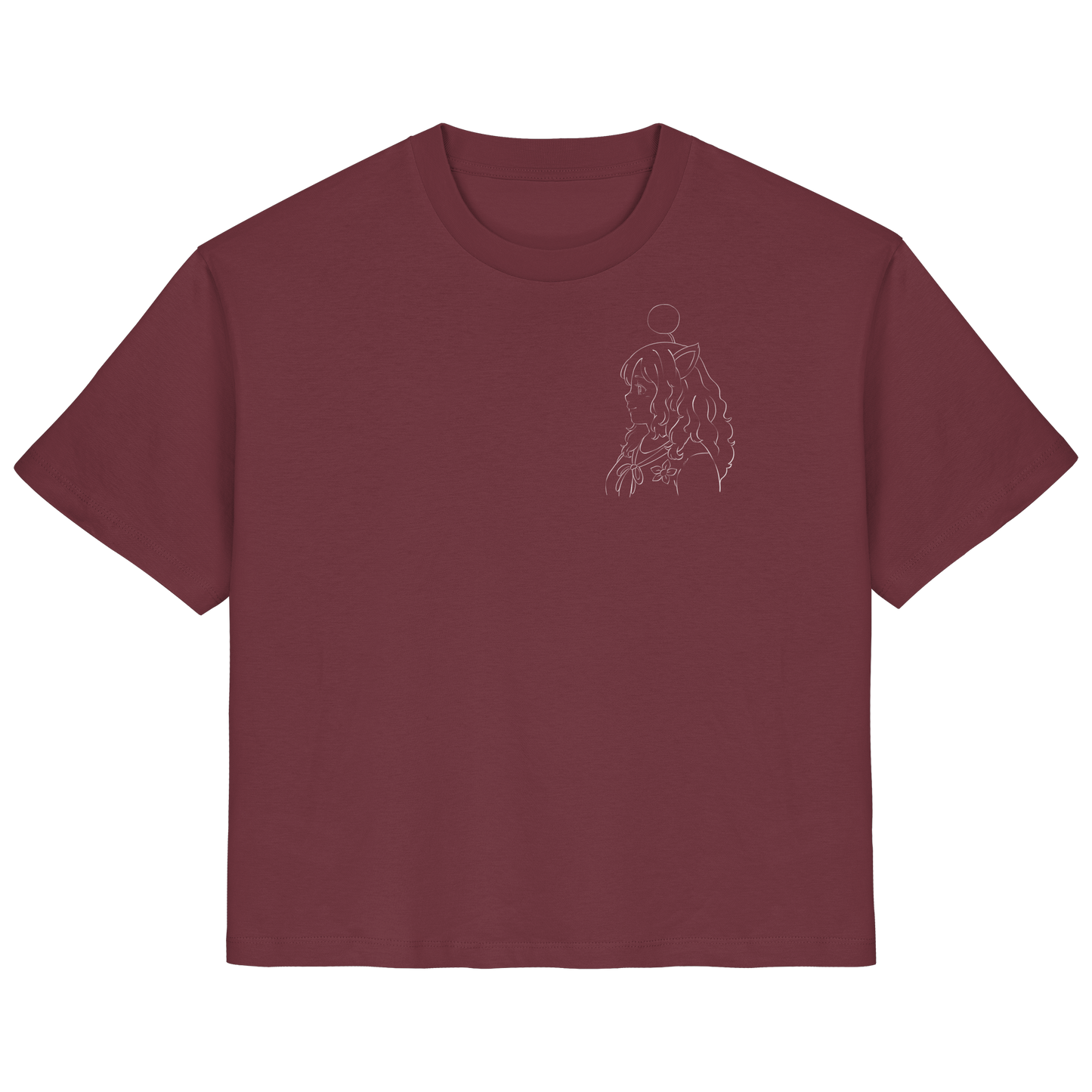 Miss_Moogle Logo Outline - Ladies Organic Shirt