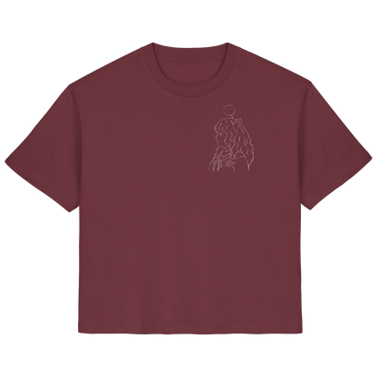 Miss_Moogle Logo Outline - Ladies Organic Shirt