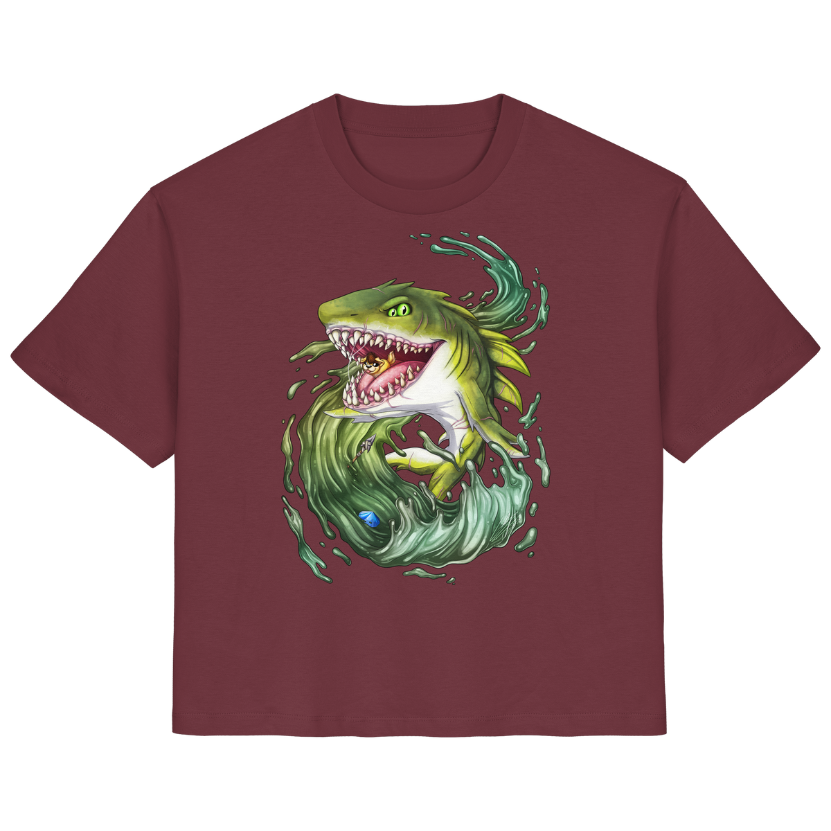 LupiArts Megalodon Ancient - Ladies Organic Shirt