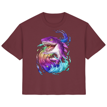 LupiArts Megalodon Crested - Ladies Organic Shirt
