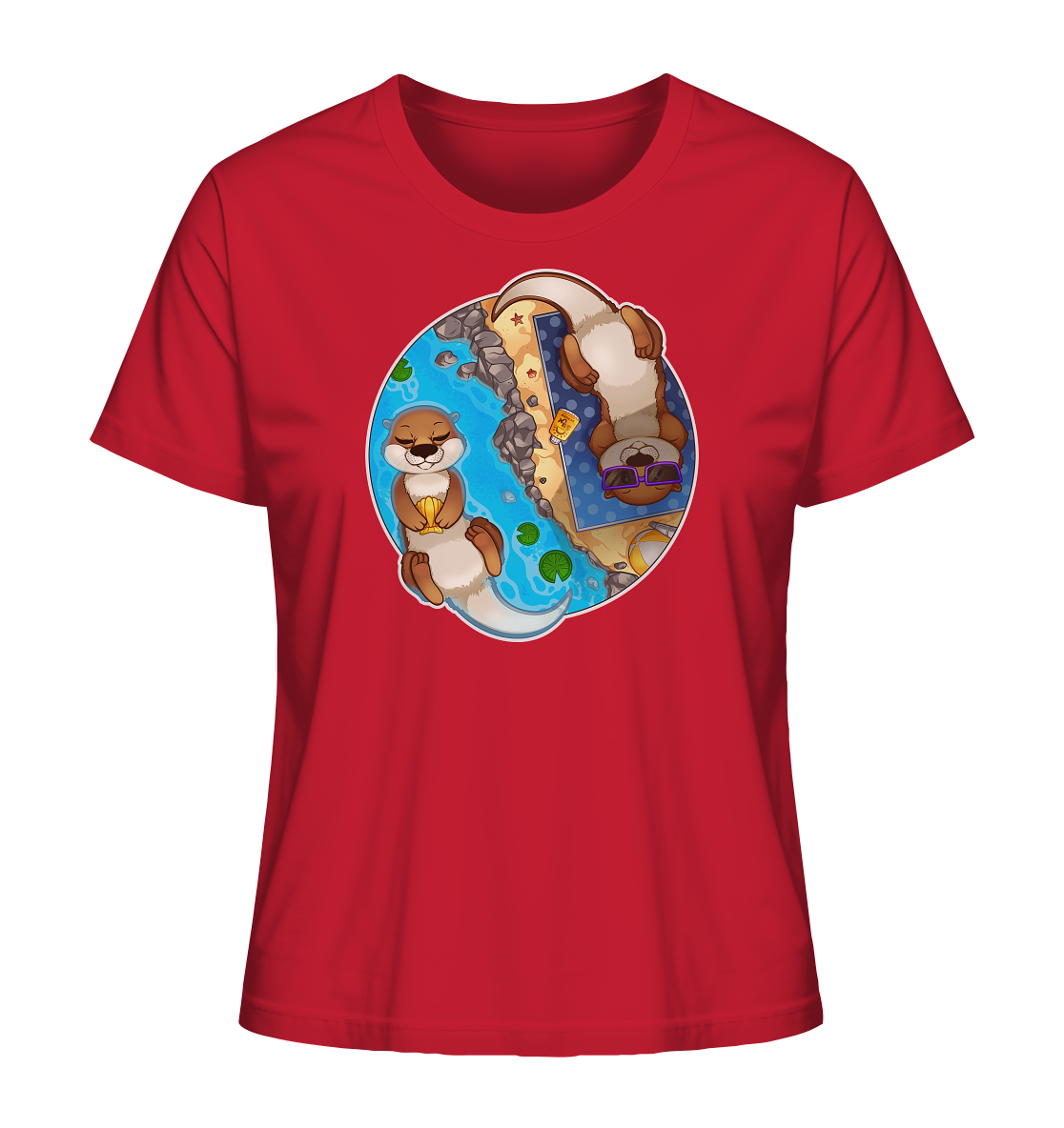 FeineKatze Otter - Ladies Organic Shirt