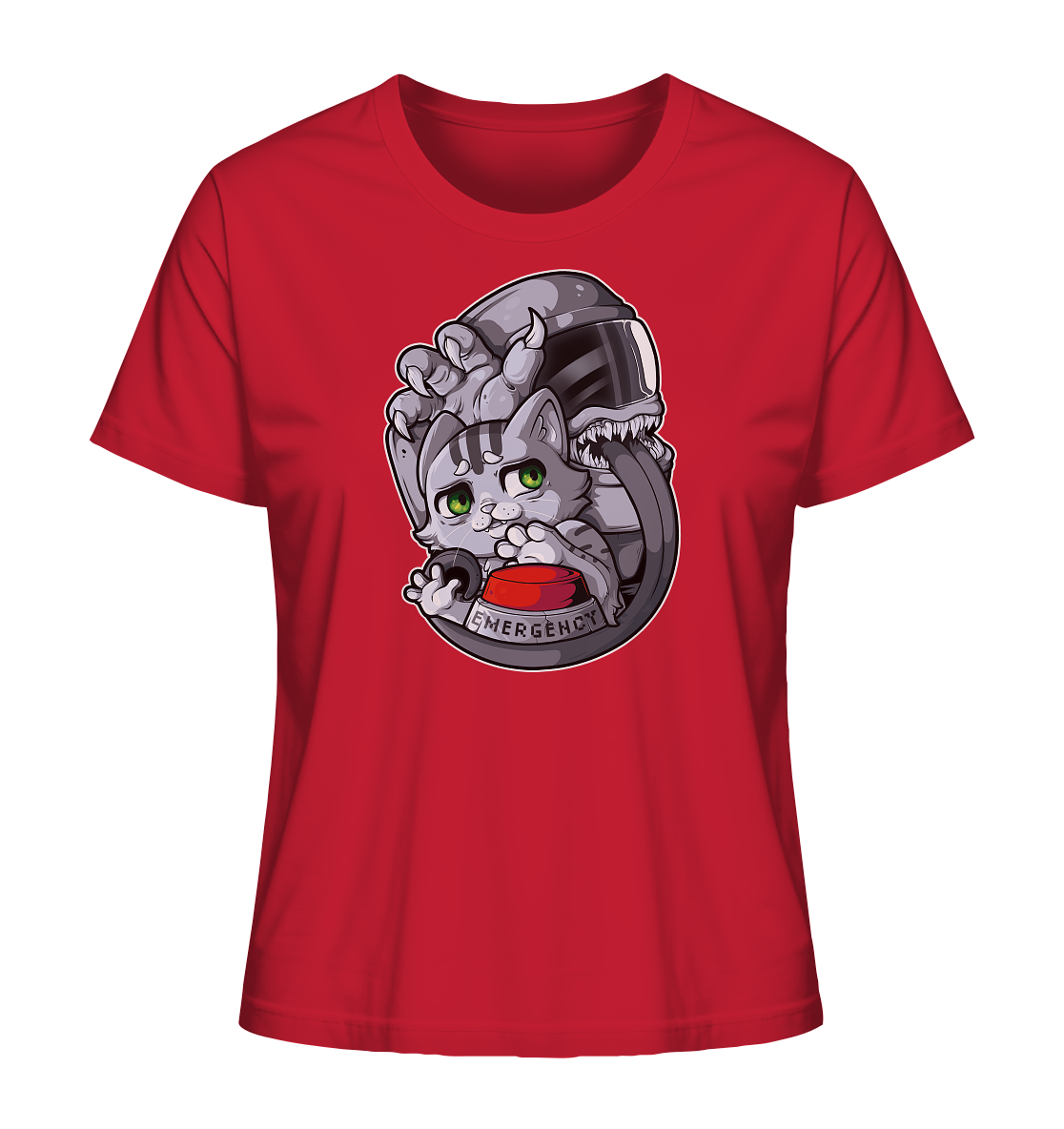 FeineKatze Among Kopf - Ladies Organic Shirt