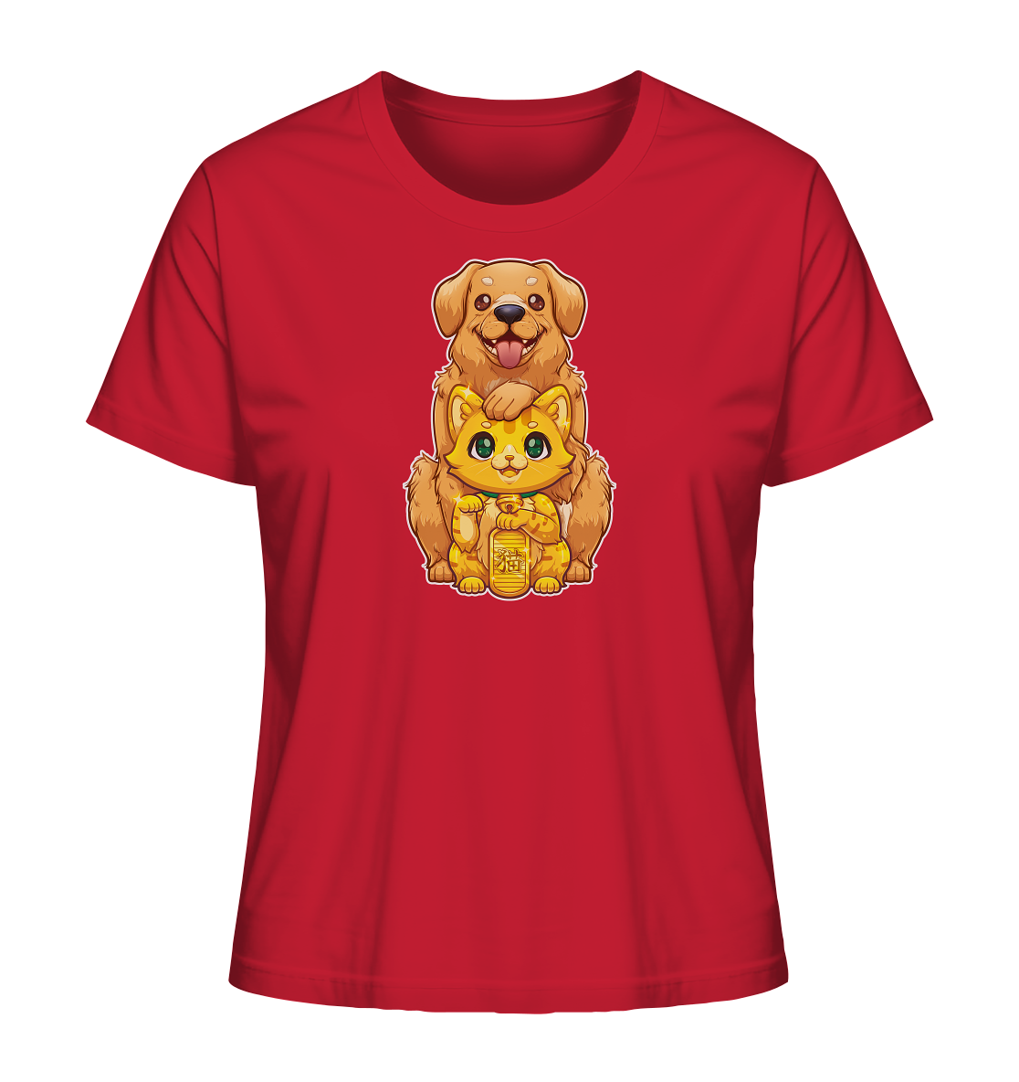 FeineKatze Goldig - Ladies Organic Shirt