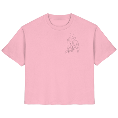 Miss_Moogle Logo Outline - Ladies Organic Shirt