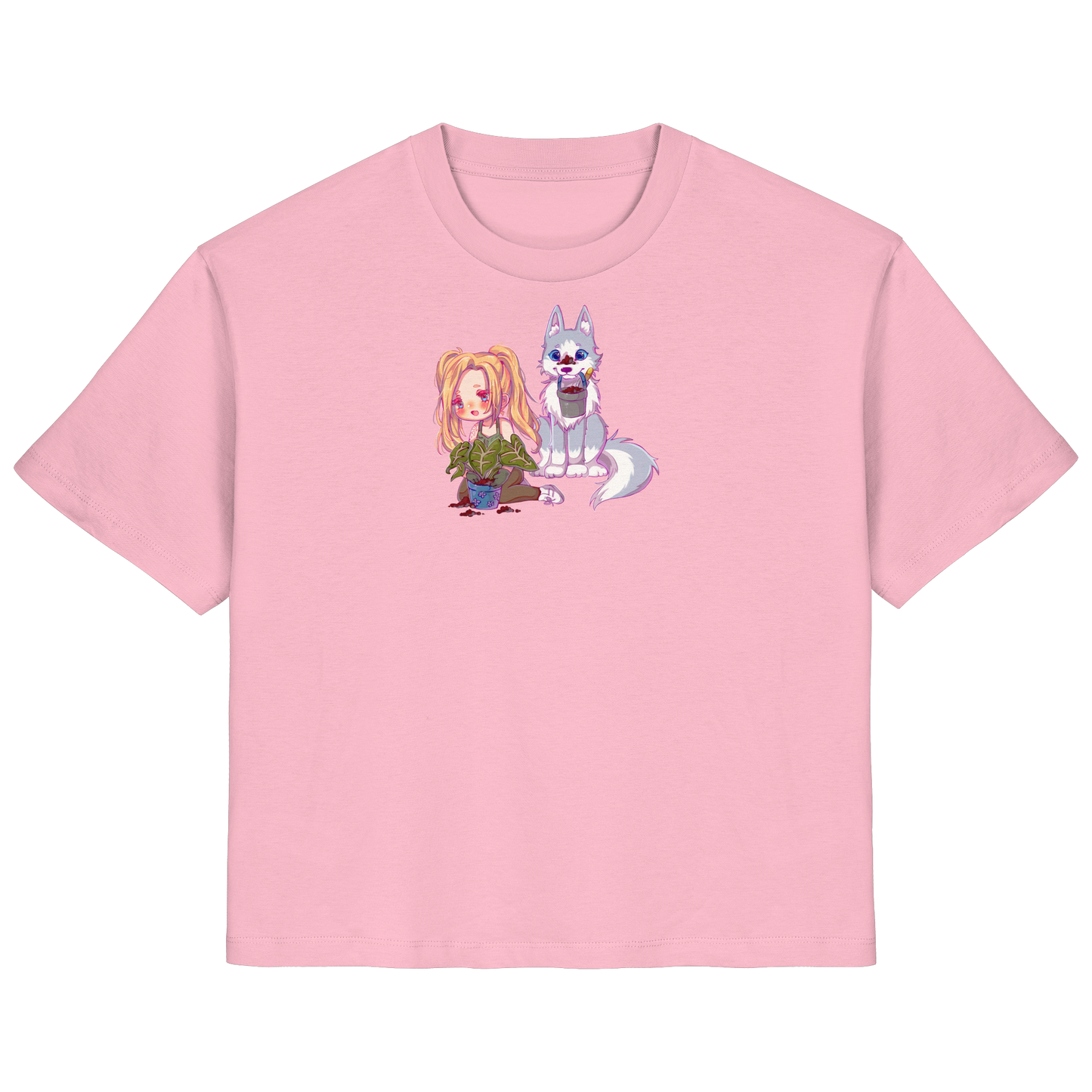 StaceyLucia Wolf Chibi - Ladies Organic Shirt