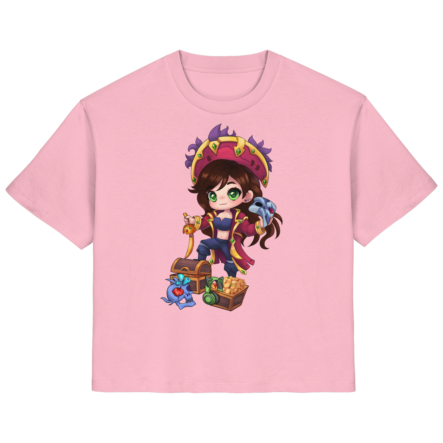 KykyNeko Pirat - Ladies Organic Shirt