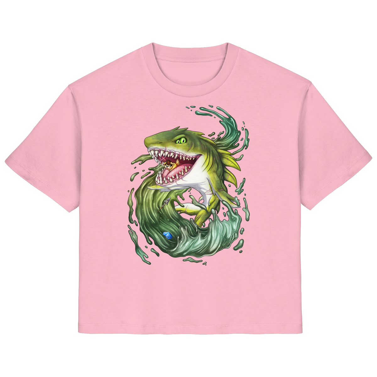 LupiArts Megalodon Ancient - Ladies Organic Shirt