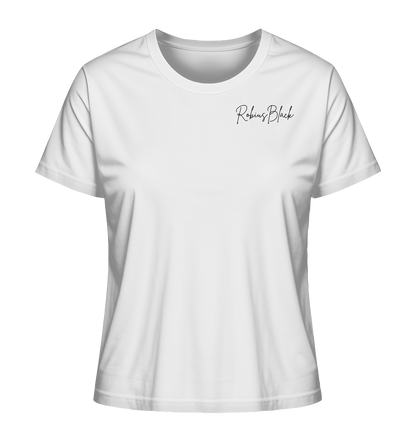 RobiusBlack Unterschrift - Ladies Organic Shirt