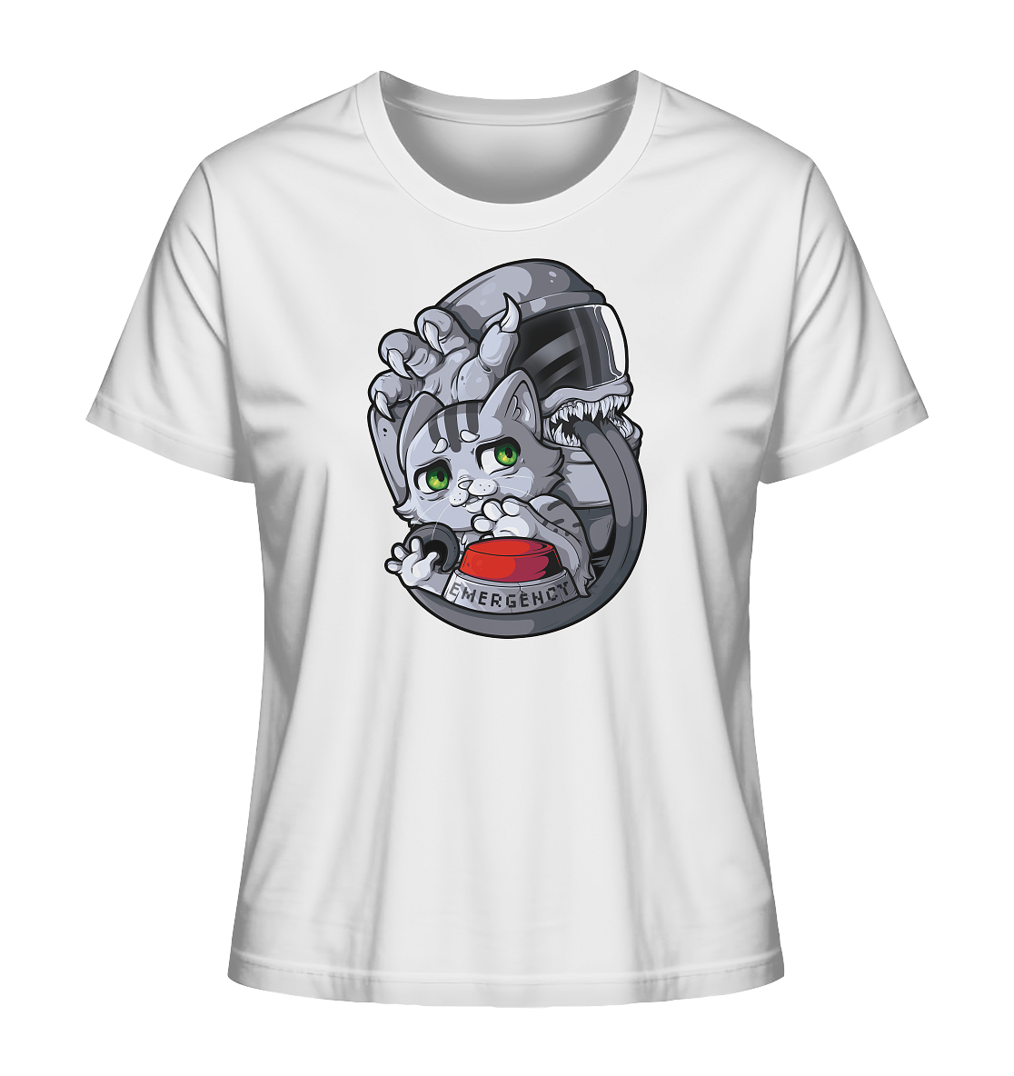 FeineKatze Among Kopf - Ladies Organic Shirt