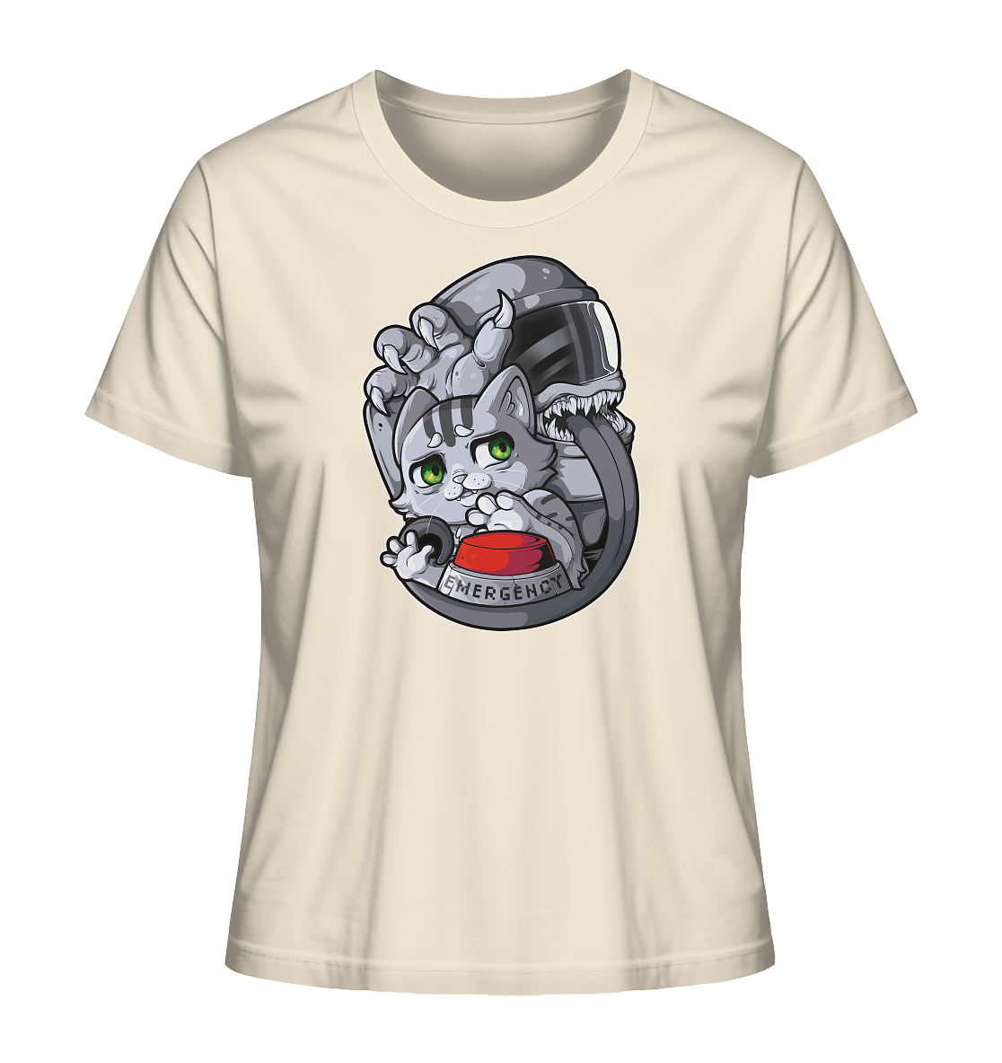 FeineKatze Among Kopf - Ladies Organic Shirt