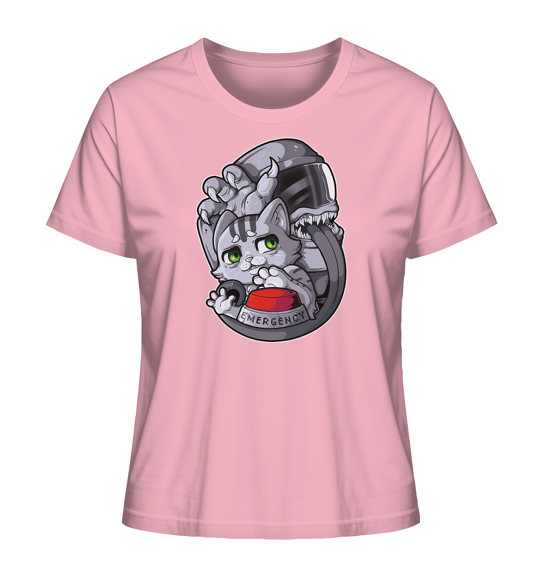 FeineKatze Among Kopf - Ladies Organic Shirt