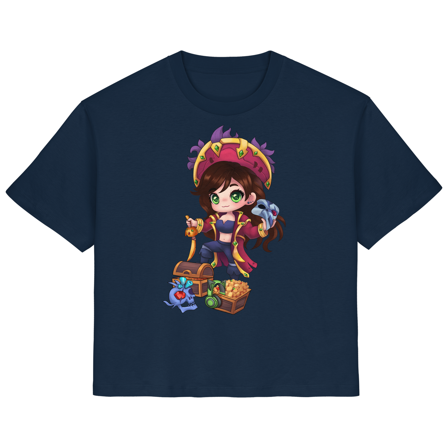 KykyNeko Pirat - Ladies Organic Shirt