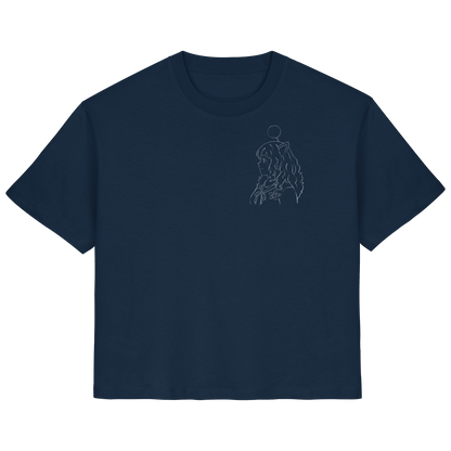 Miss_Moogle Logo Outline - Ladies Organic Shirt