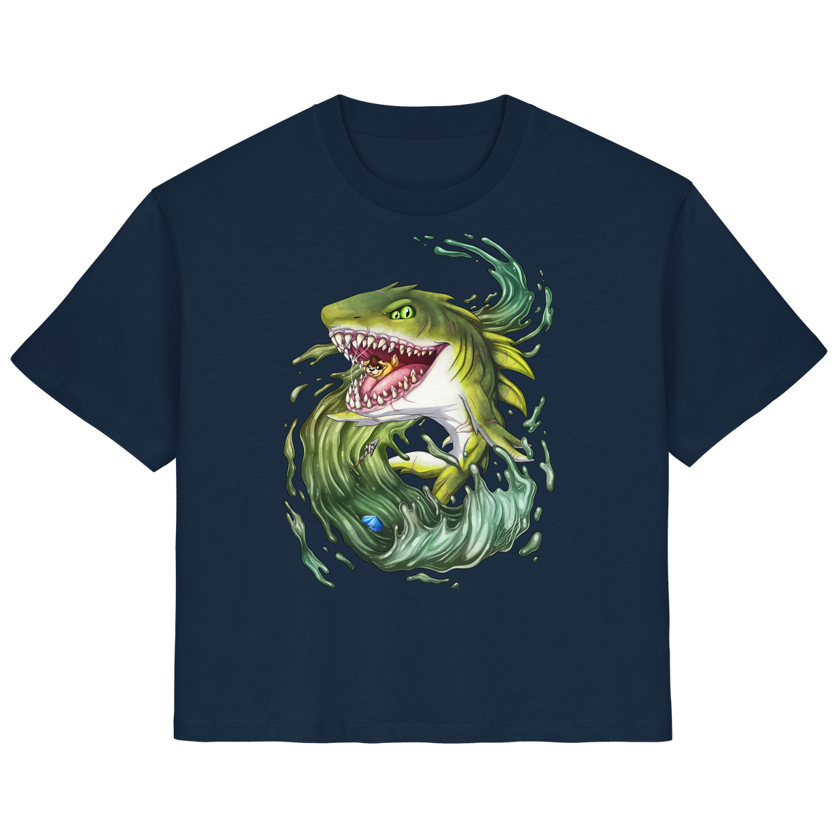 LupiArts Megalodon Ancient - Ladies Organic Shirt