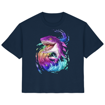 LupiArts Megalodon Crested - Ladies Organic Shirt