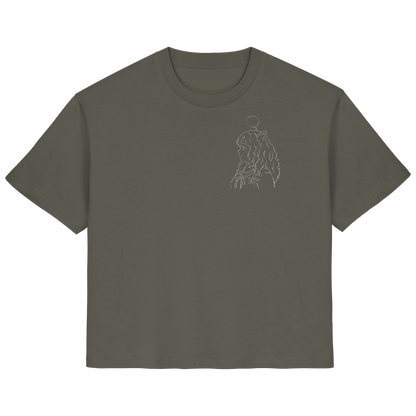 Miss_Moogle Logo Outline - Ladies Organic Shirt