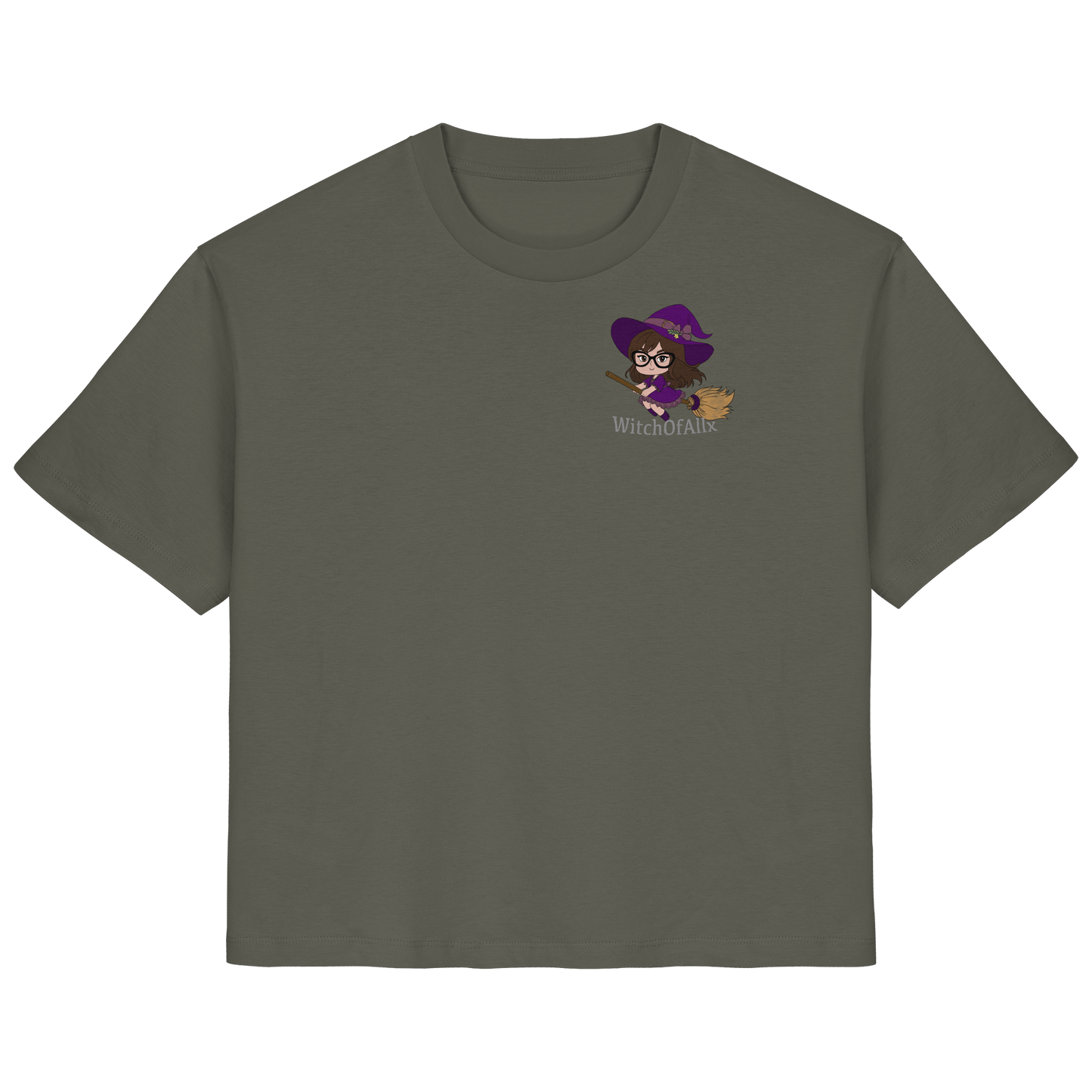 WitchOfAllx Besen - Ladies Organic Shirt