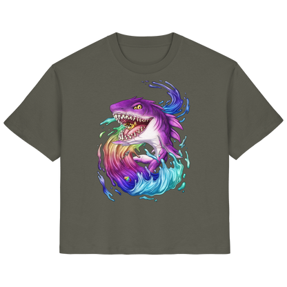 LupiArts Megalodon Crested - Ladies Organic Shirt