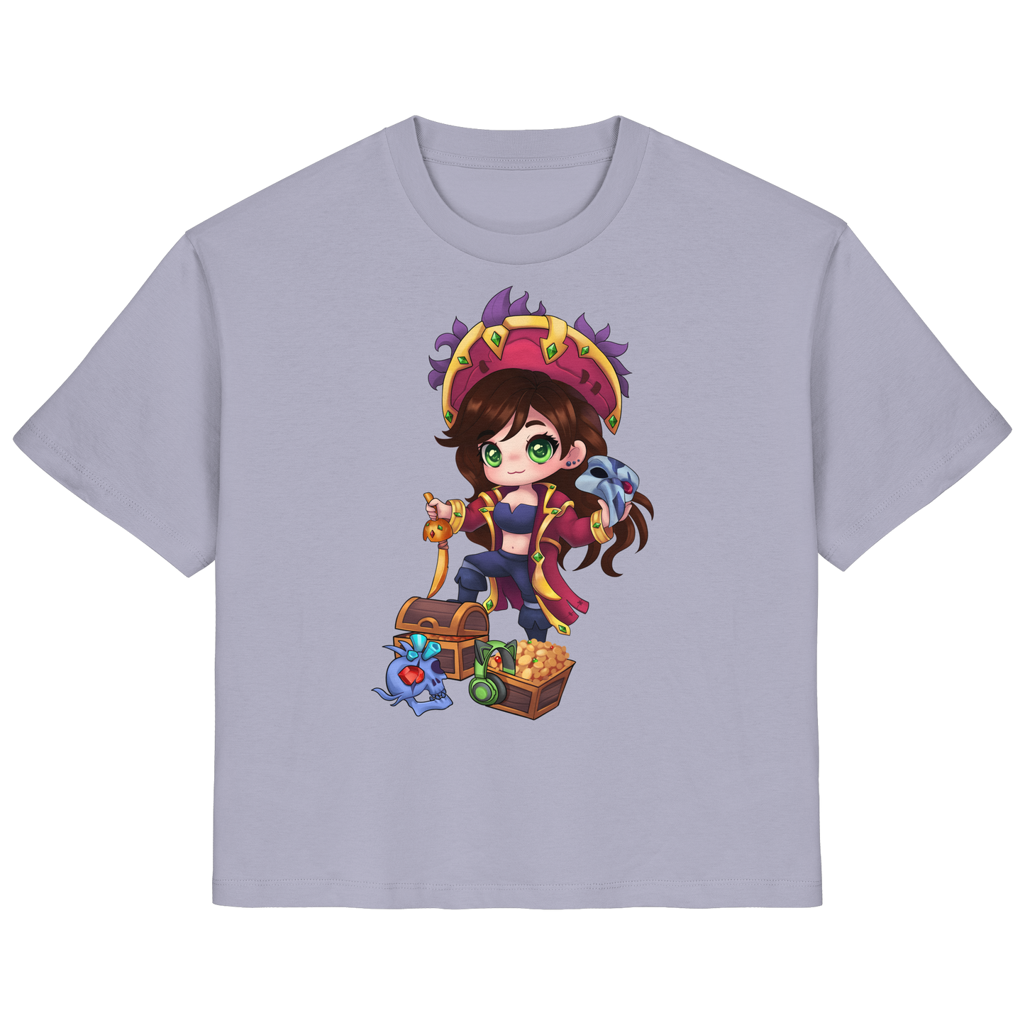 KykyNeko Pirat - Ladies Organic Shirt