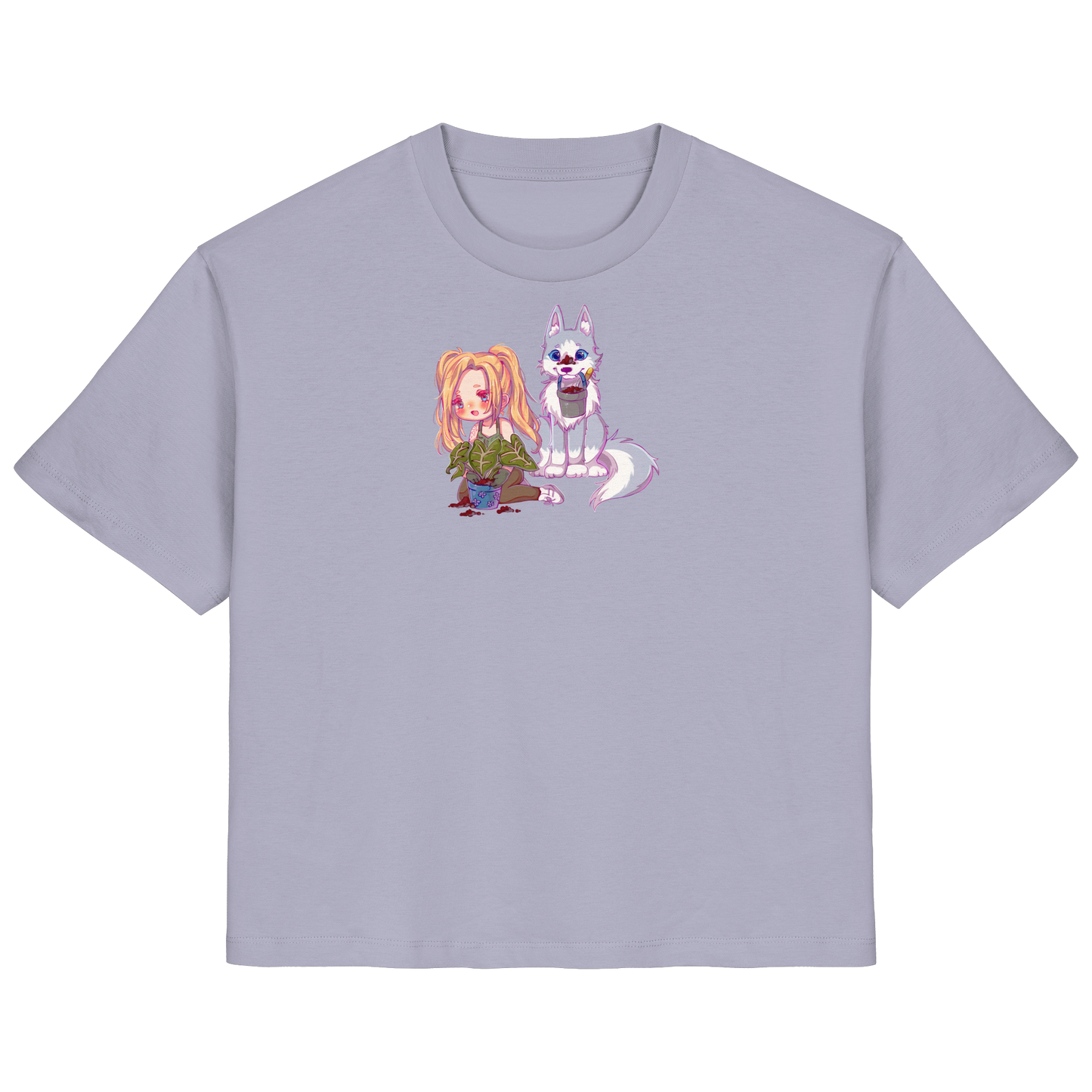 StaceyLucia Wolf Chibi - Ladies Organic Shirt