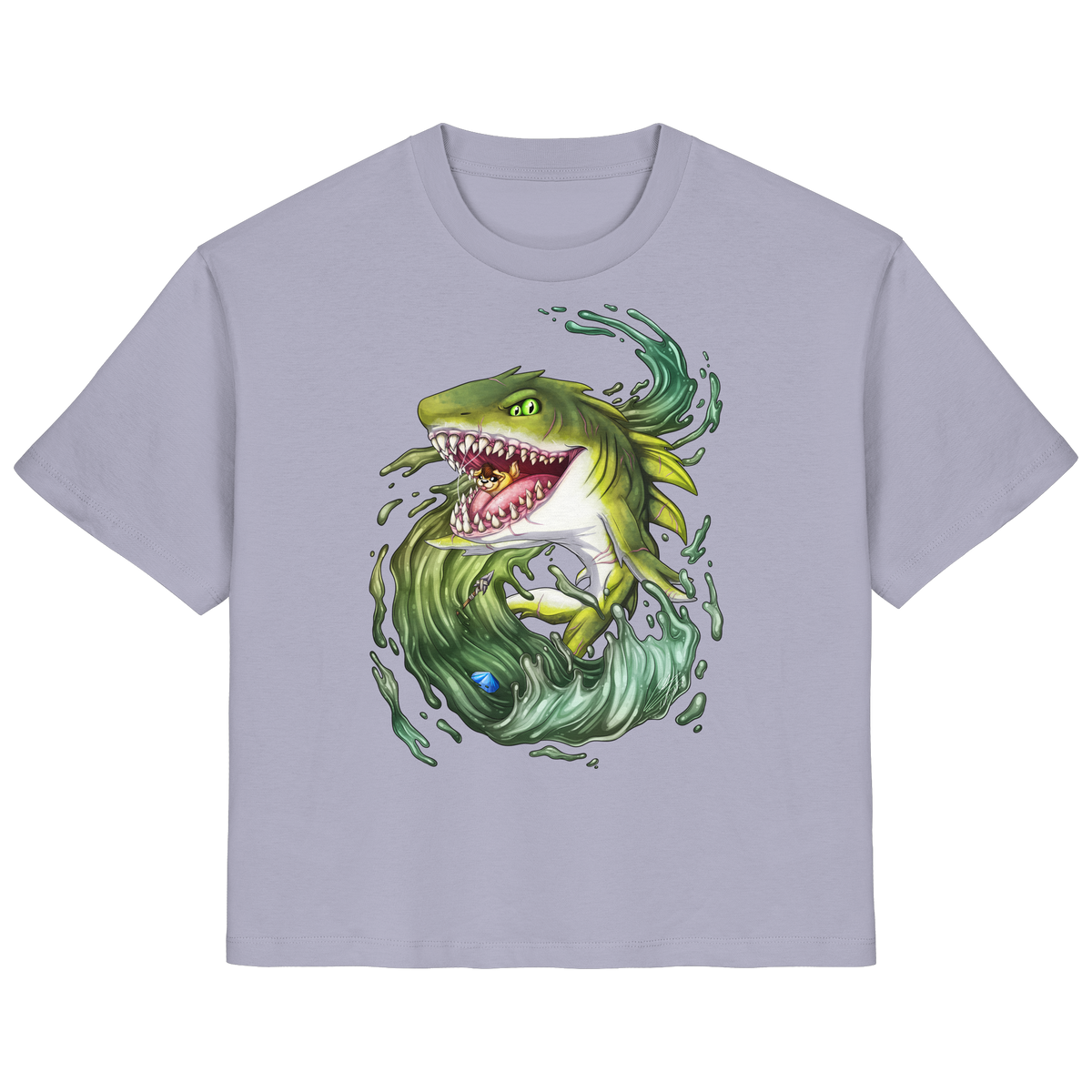 LupiArts Megalodon Ancient - Ladies Organic Shirt