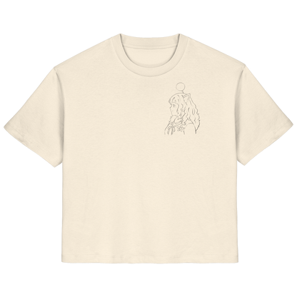 Miss_Moogle Logo Outline - Ladies Organic Shirt