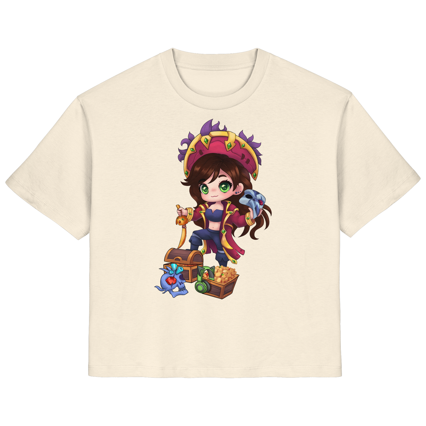 KykyNeko Pirat - Ladies Organic Shirt